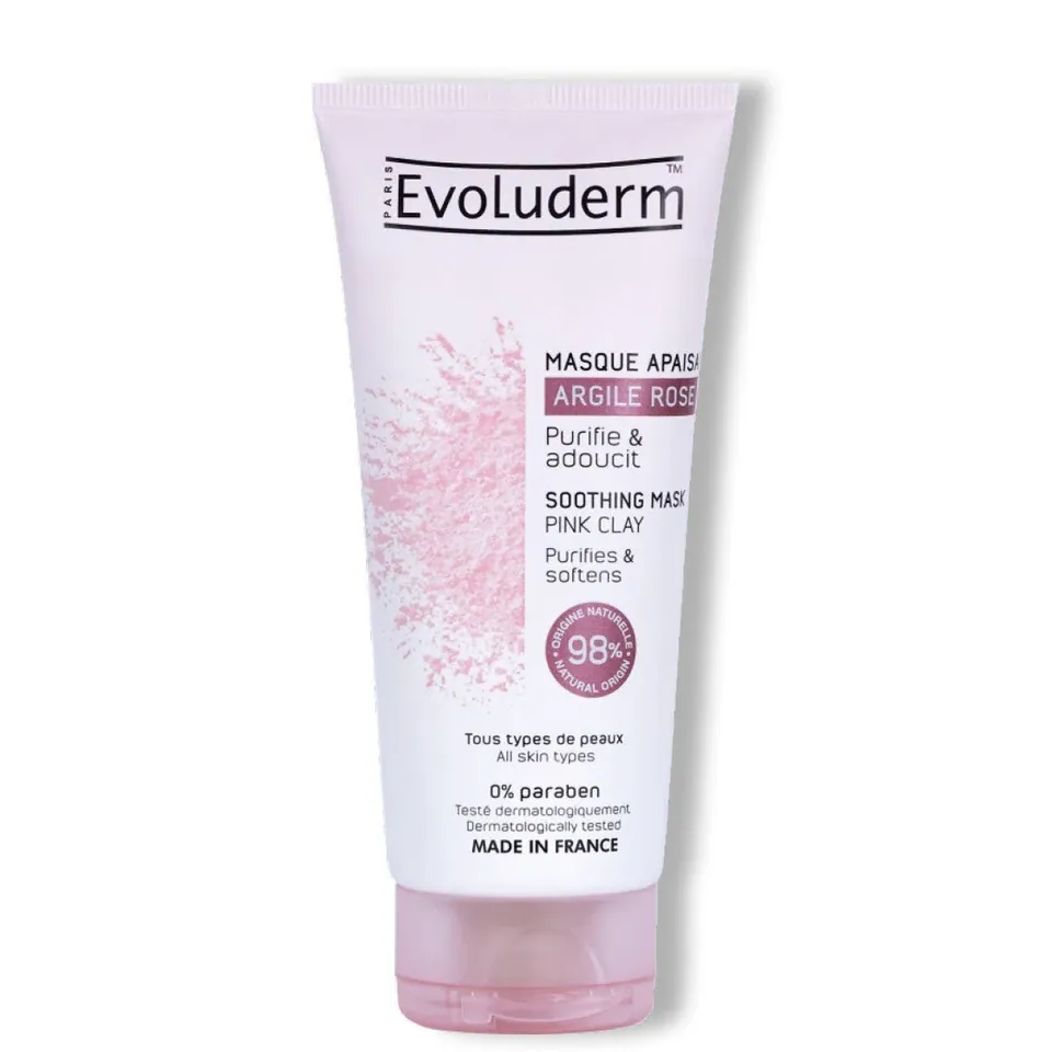 Evoluderm Masque Apaisant Argile Rose 100 ml