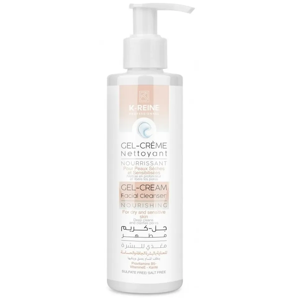 K-reine Creme Gel Nettoyant Nourrissant Peaux Seches