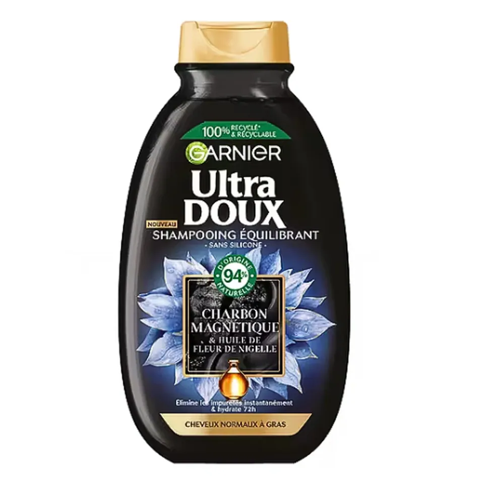 Garnier Ultra Doux Sh Charbon 600 ml