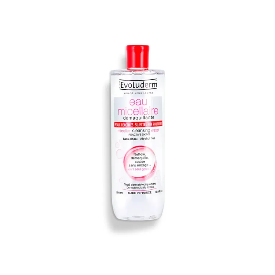Evoluderm Eau Mecellaire Peaux Reactives 500 ml
