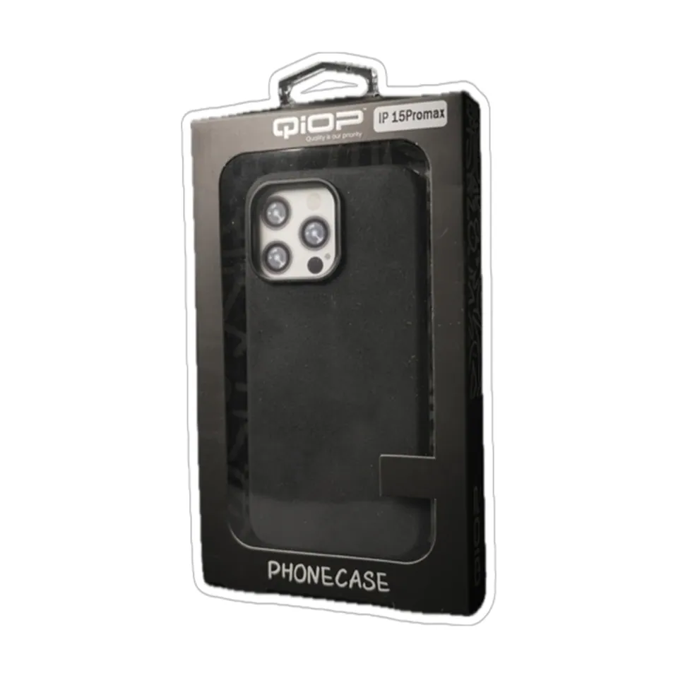 QiOP Coque Alcantara pour iPhone