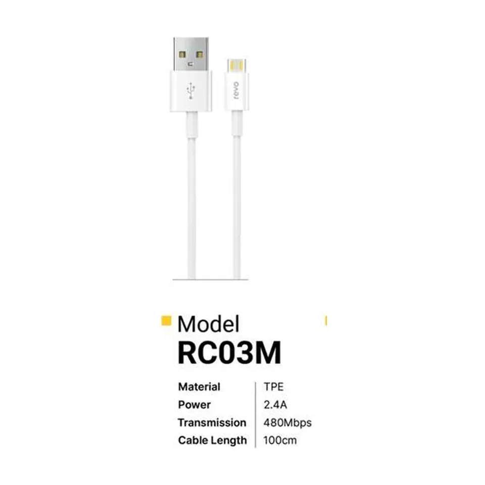 Revo Câble Micro-USB RC03M – TPE 3 A
