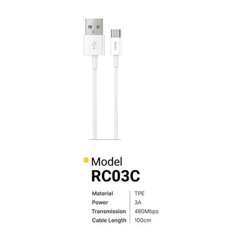 Revo Câble USB-C RC03C – TPE 3 A