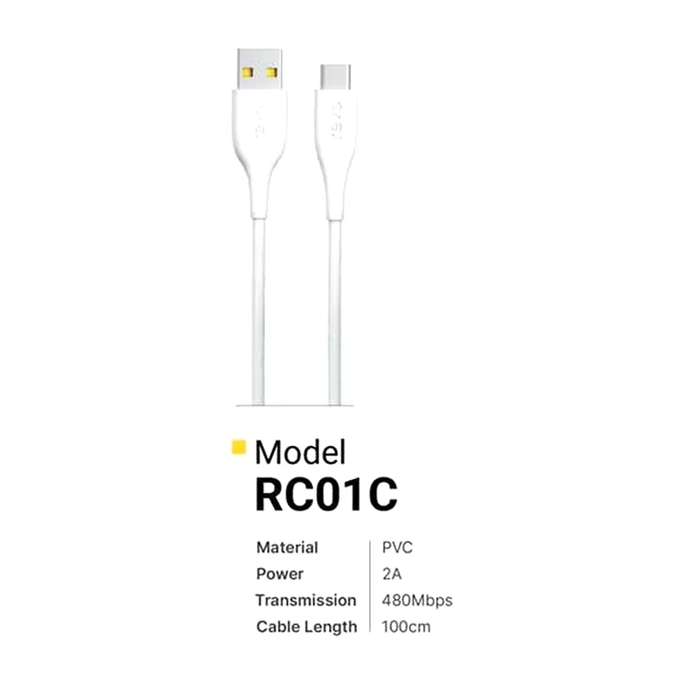 Revo Câble USB-C RC01C – PVC 2 A