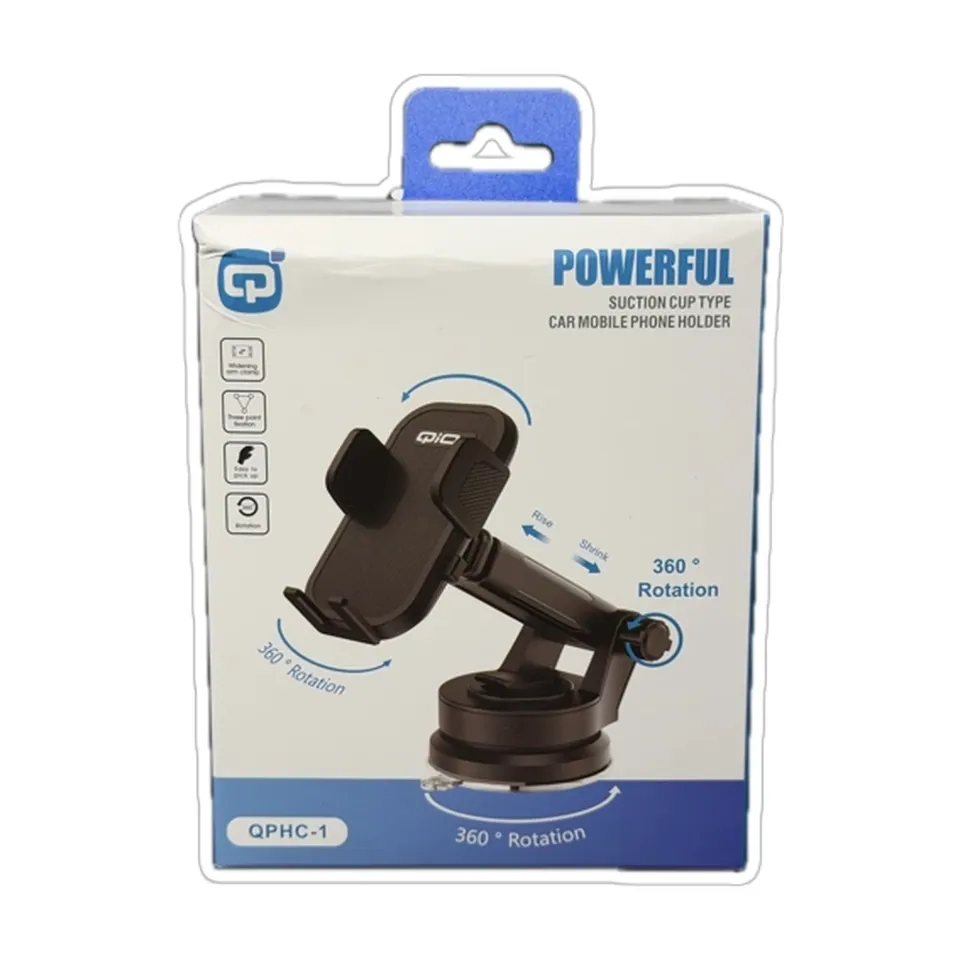 QiOP Support téléphone voiture à ventouse QPHC-1
