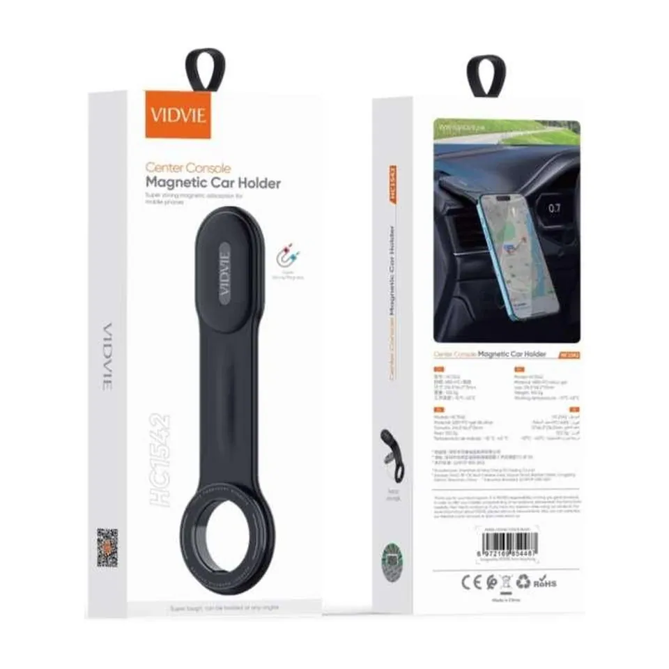 VIDVIE Support téléphone magnétique voiture HC1542