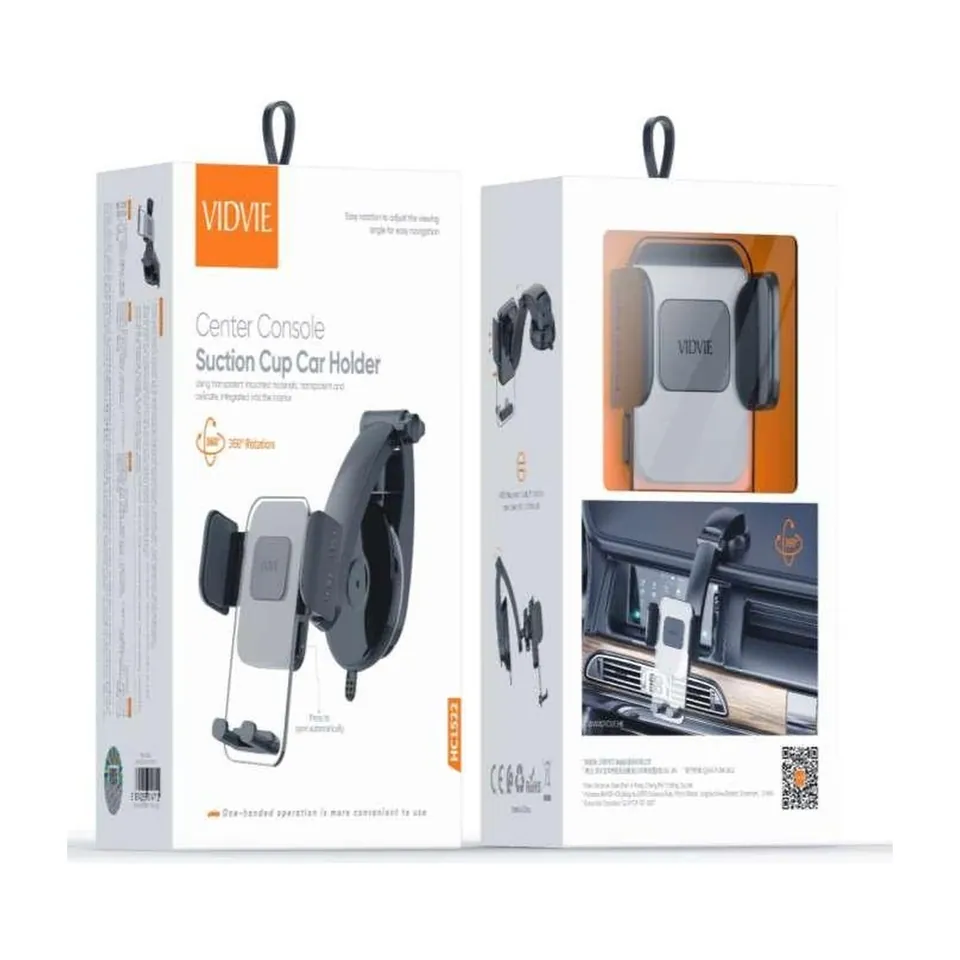 VIDVIE Support téléphone voiture à ventouse HC1522